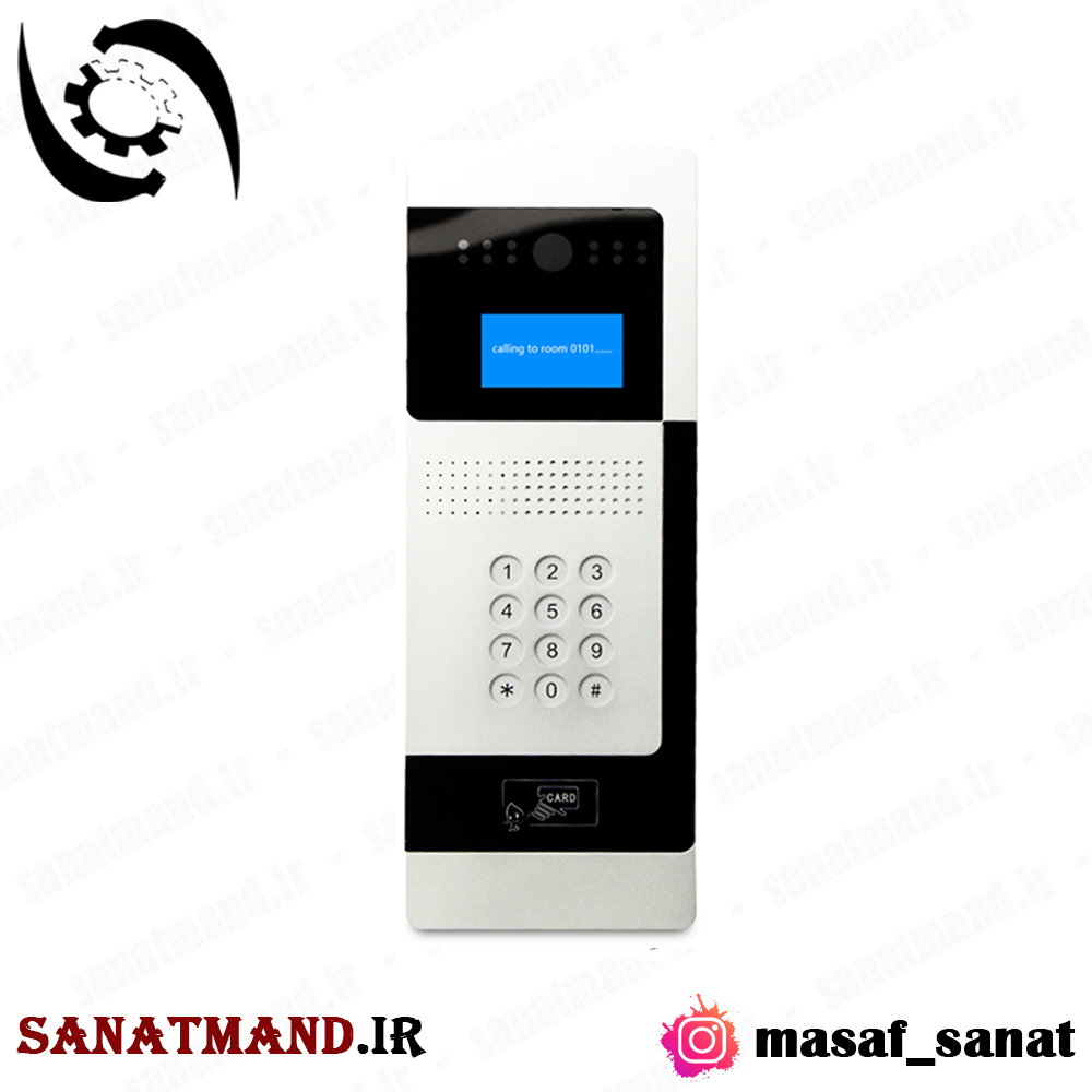 پنل بیرونی آیفون تصویری هوشمند چند واحدی