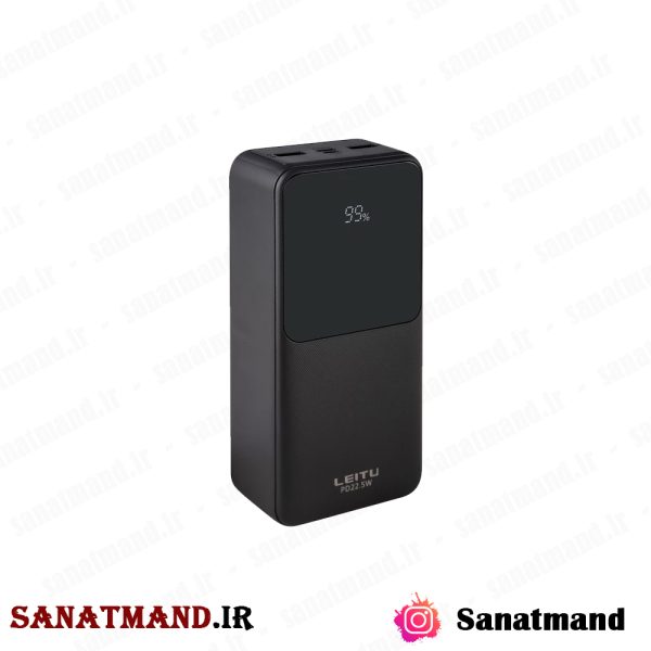 پاوربانک لیتو مدل LP-55 ظرفیت 30000 میلی‌ آمپر ساعت